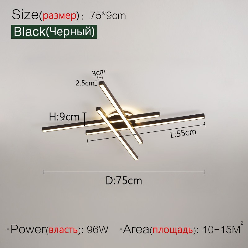 2024 Nordic Modern LED Ceiling Lamp - Living Room, Dining Room, Bedroom Chandelier