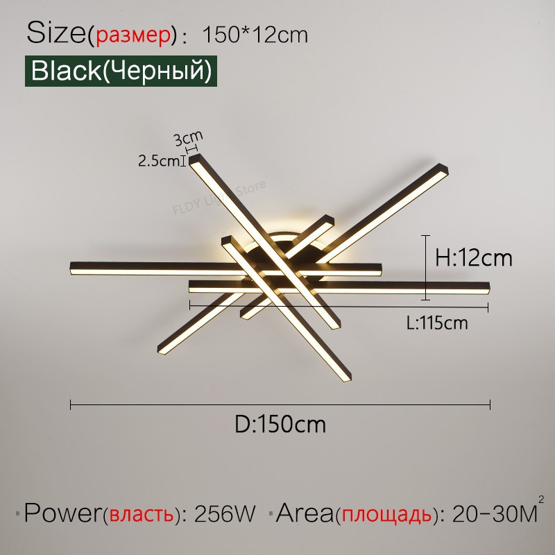 2024 Nordic Modern LED Ceiling Lamp - Living Room, Dining Room, Bedroom Chandelier