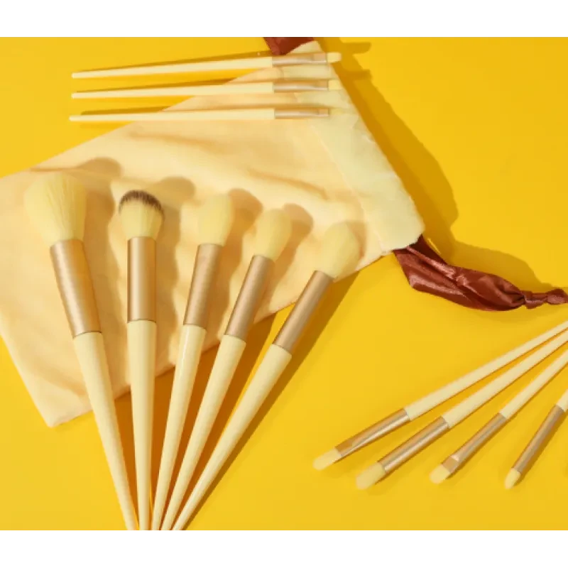 13Pcs Makeup Brush Set: Concealer, Blush, Powder, Eyeshadow, Highlighter, Foundation Brushes, Beauty Tools