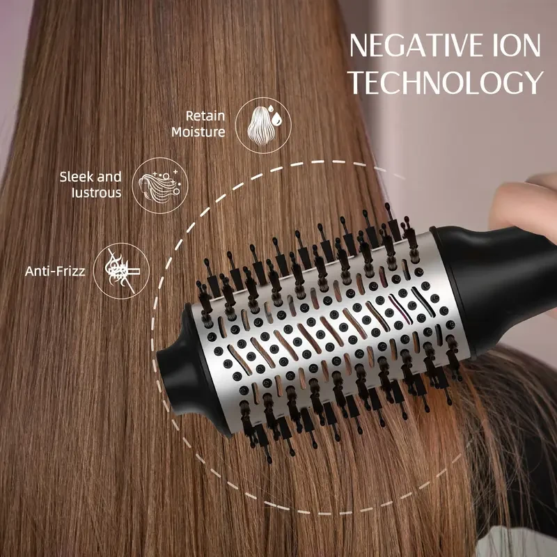 Hot Air Brush & Styler with Enhanced Barrel