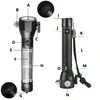 9-In-1 Solar Power Multi-Function Tactical Flashlight