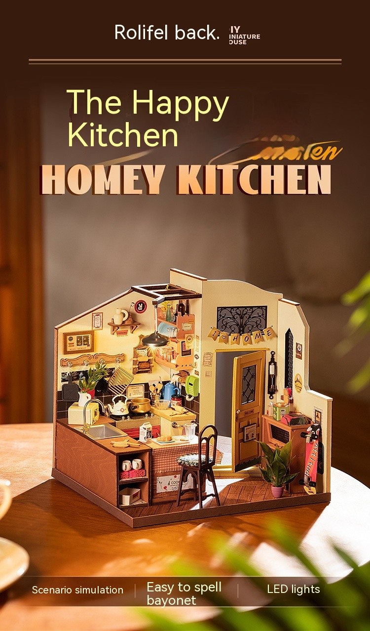 Happy Kitchen Plastic Assembly Toy