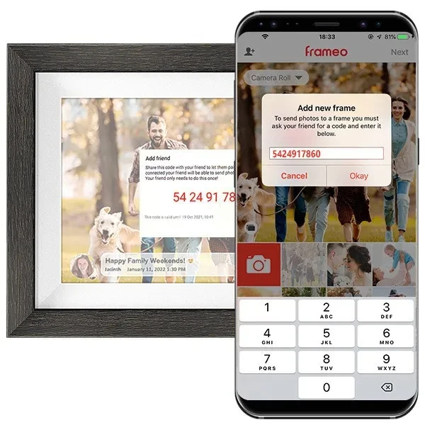 Cloud Photo Frame Intelligent Digital Wifi Touch Control