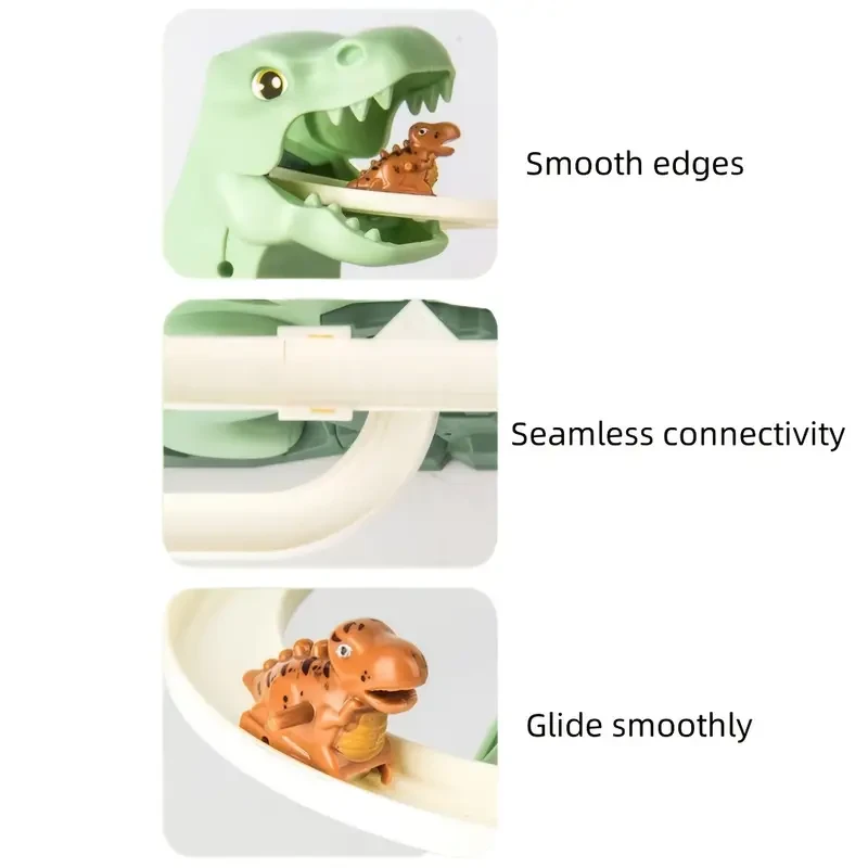 Dinosaur Climbing Slide Toy Set-3 Dinosaur Cars Included