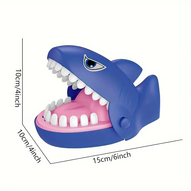 Blue Shark Finger Bite Game Toy