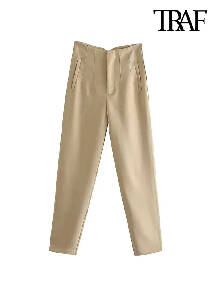 Women's Chic High-Waist Office Pants