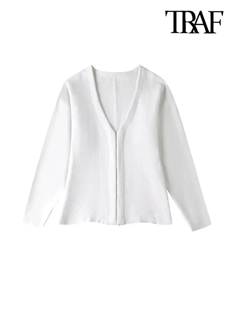 Women's Front Hook Fitted Knit Cardigan