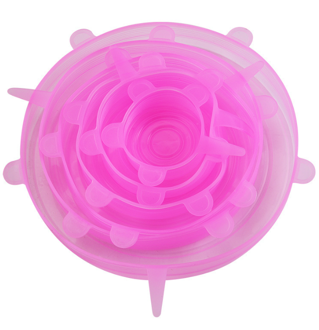 6Pcs Food Grade Silicone Preservation Cover
