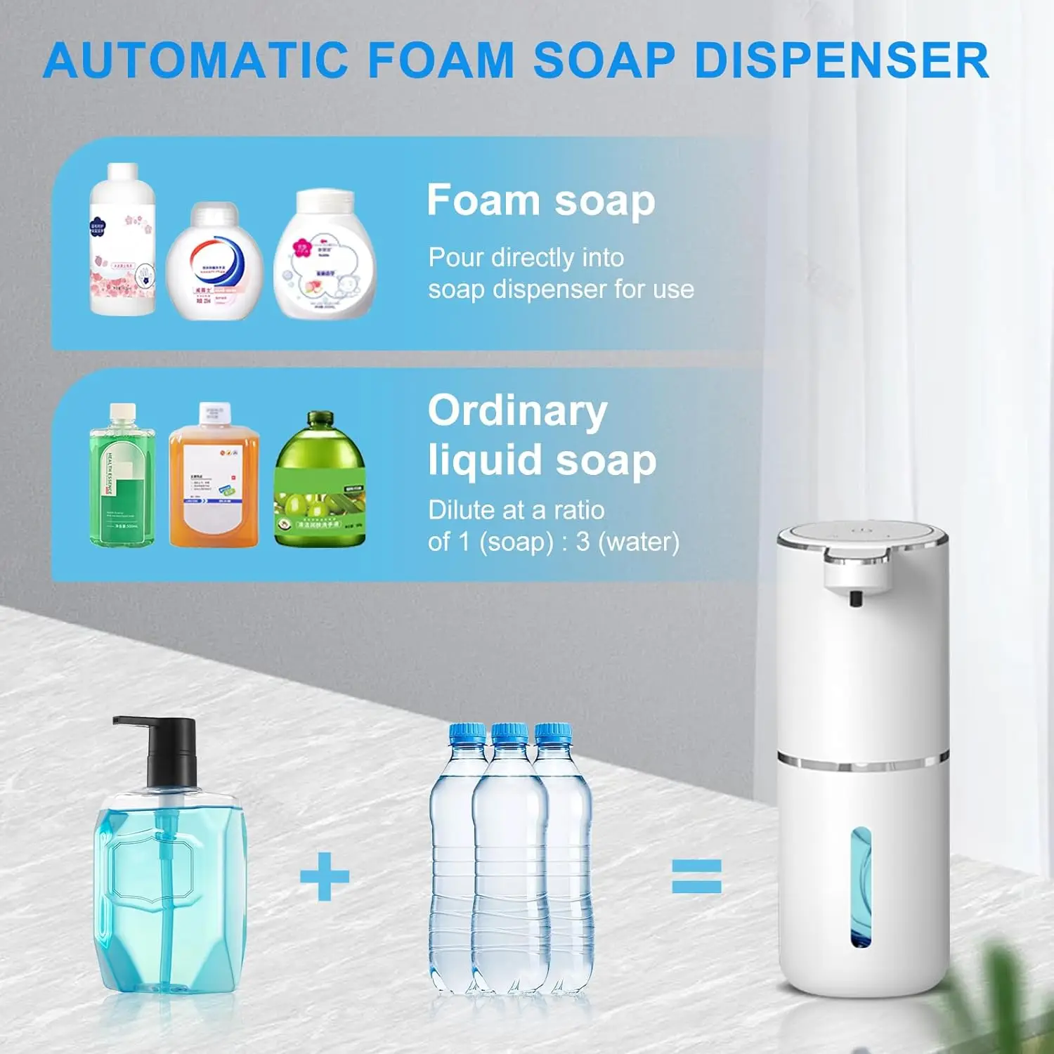 Automatic Soap Dispenser Touchless Foaming Soap Dispenser