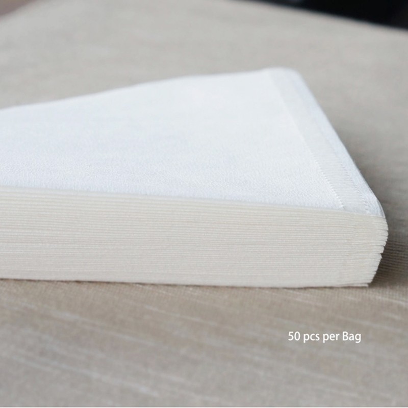 TIMEMORE Coffee Filter Paper  50pcs V-Shaped Hand Drip Filter for Pour-Over