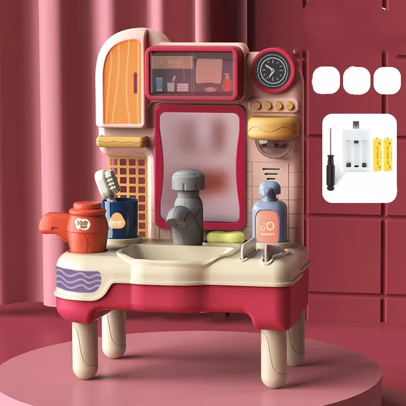 Set girl plays house toy