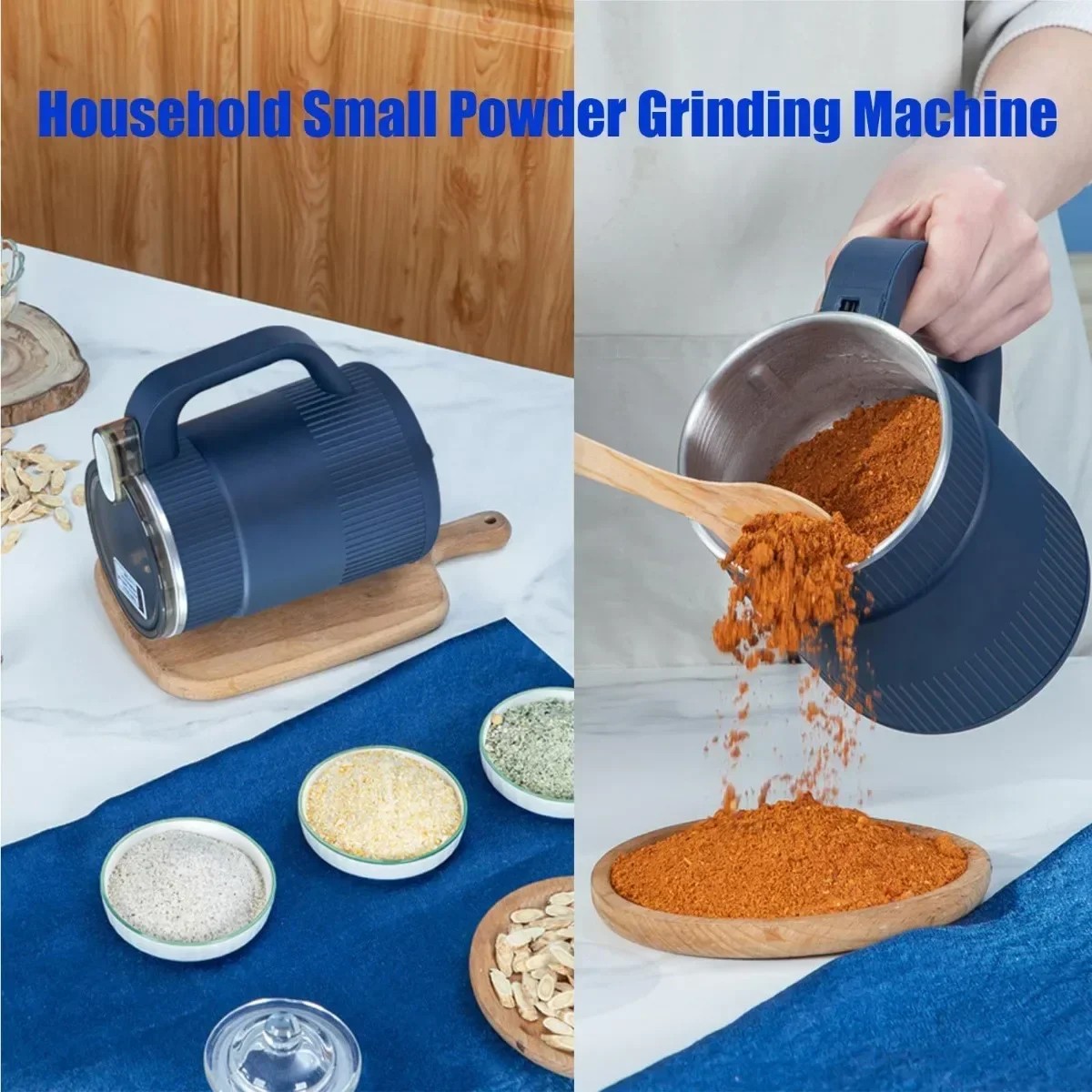 Ultra-fine Electric Grain Grinder for Coffee Beans - Household Small Powder Grinding Machine