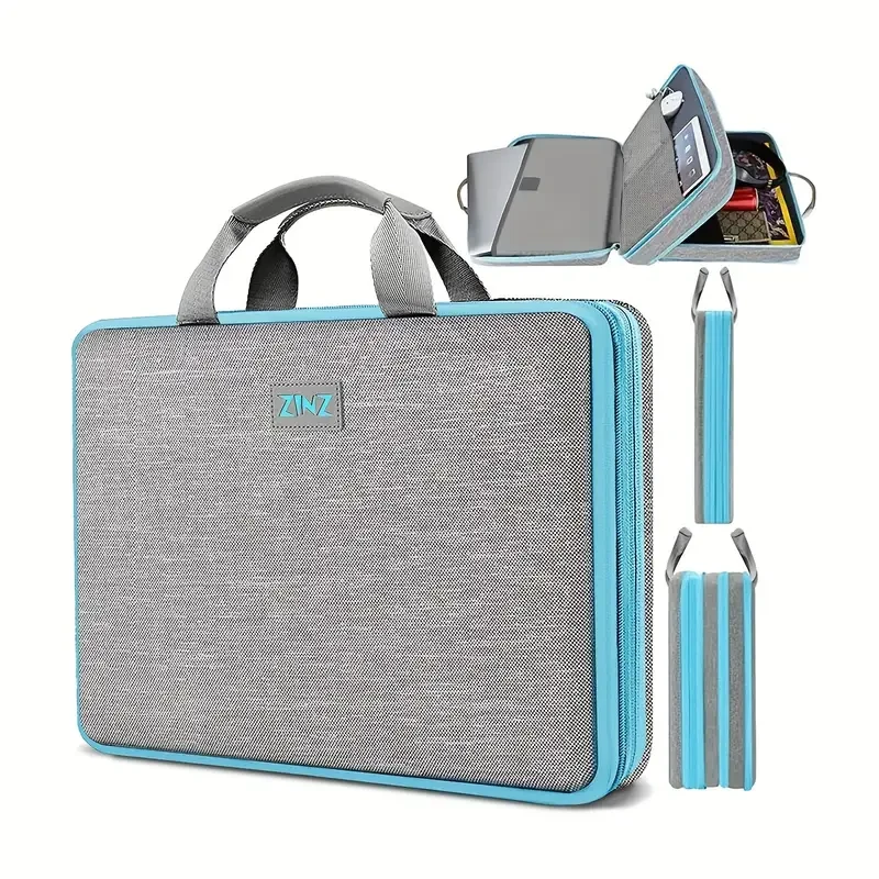 39.62-40.64 cm Laptop Briefcase, Expandable TSA-Compliant Business Computer Bag