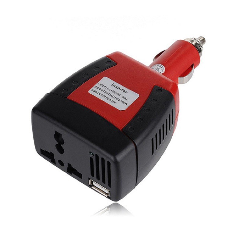 150W Car Inverter 12V To 220 V110V Power Adapter Booster