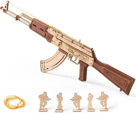 Rokr Automatic Rifle AK-47 Wooden Puzzle