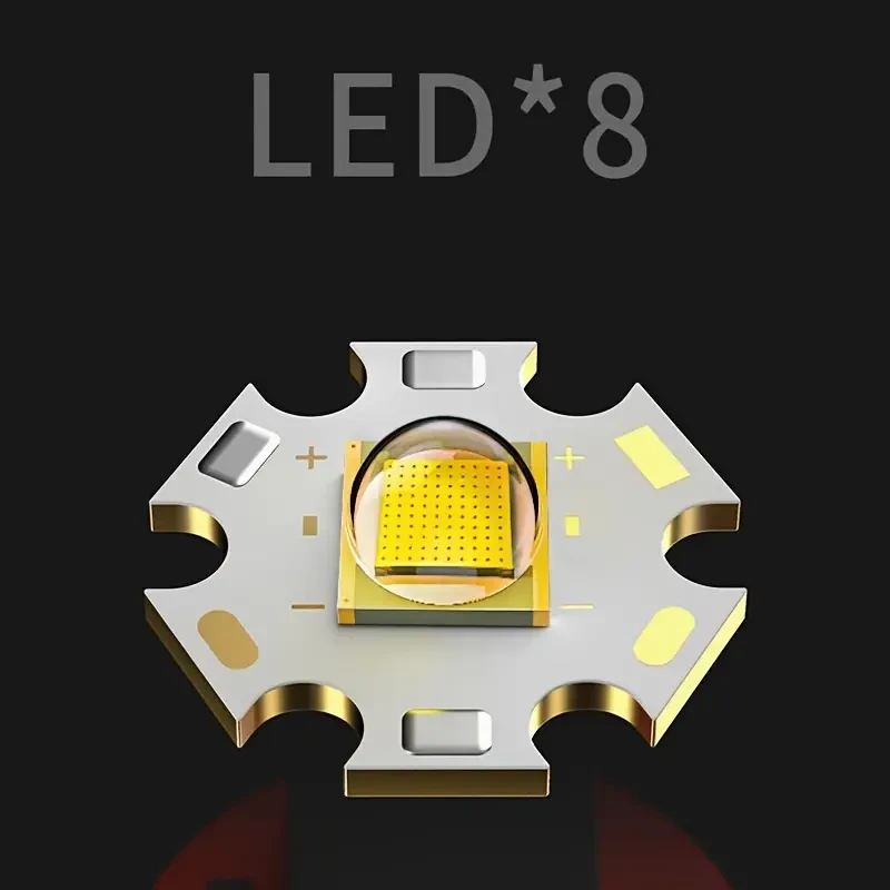 Smiling Shark 1pc Super Bright Rechargeable Bicycle Headlight