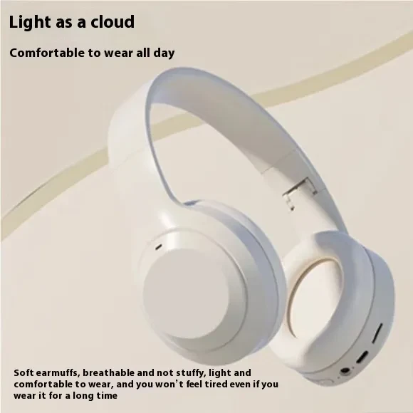 Head-mounted Wireless Bass E-sports Games Music Headset