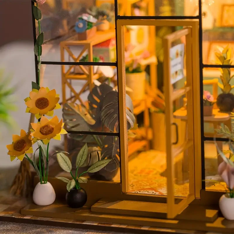 3D Puzzle Wooden Dollhouse Kit