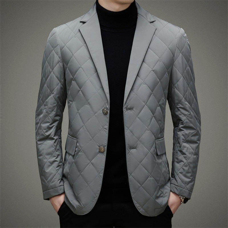 Men's Short Duck Down Business Casual Jacket