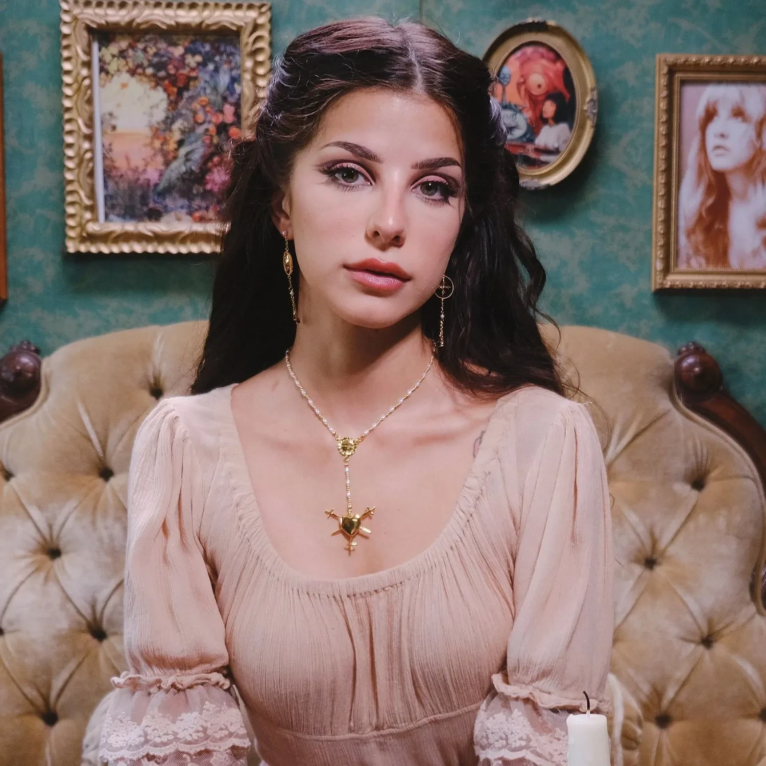 Love Pendant Simple Fashion Cross Necklace