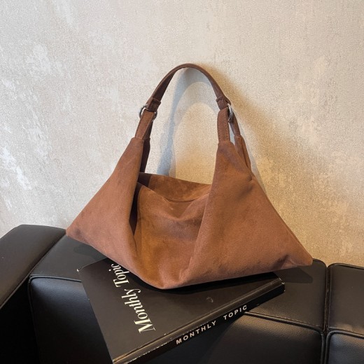 Pu Fabric Portable Shoulder Bag Versatile Simple Messenger Bag