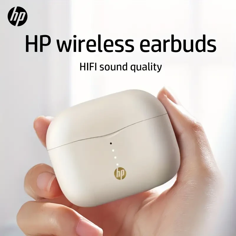 HP H23A True Wireless Earbuds with Touch Volume Control, 13mm HiFi Open-Back Speaker, Tangle-Free Type-C Cable, No Noise Control, Condenser Mic, 300mAh Lithium Polymer Battery, BT 5.3  Compatible with Cellphones