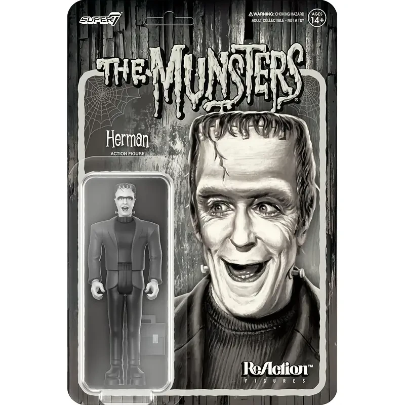 Super7 The Munsters Herman Munster Action Figure, Iron Material