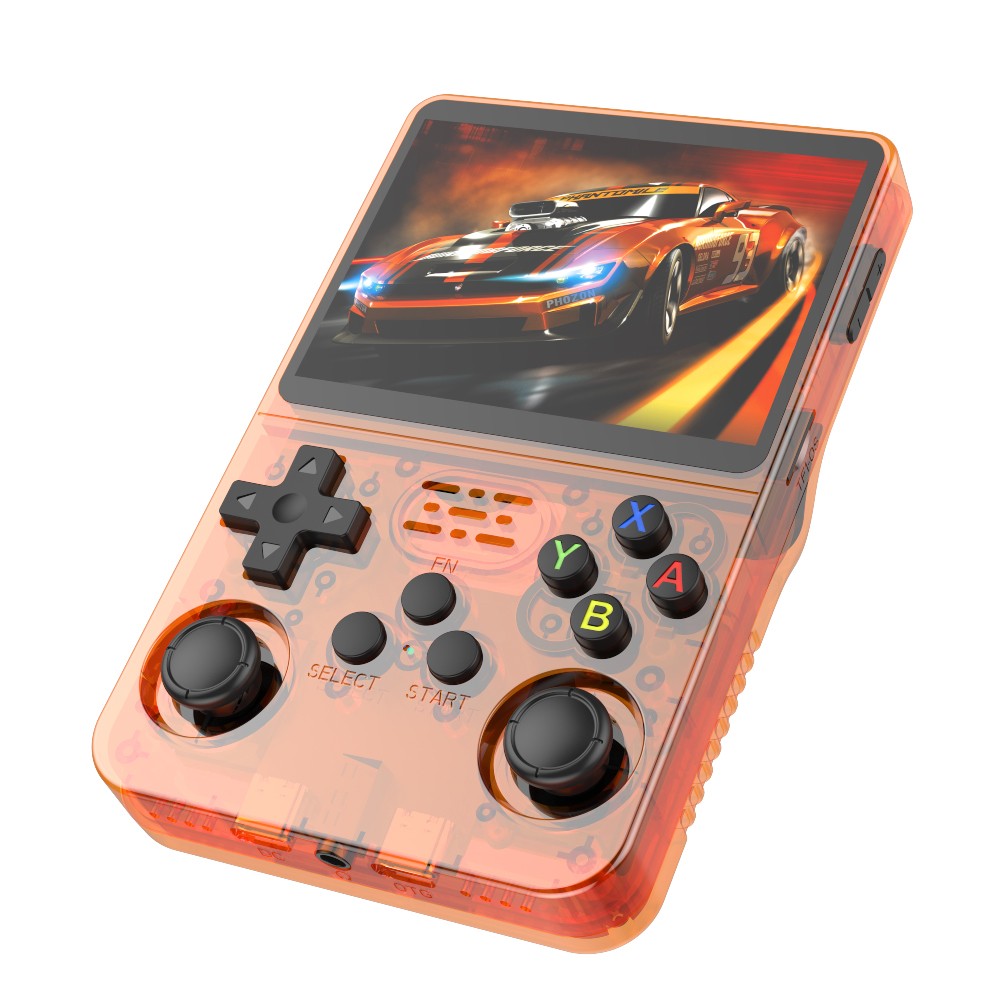 R36S Retro Handheld Game Console Open Source Linux System with 3.5-Inch IPS Screen, 64GB/128GB Storage