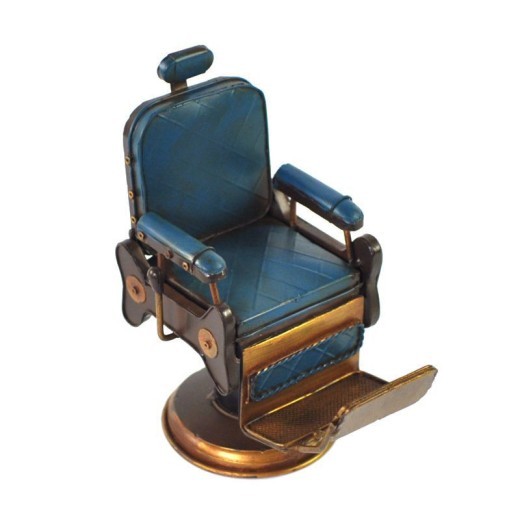 Creative Cashier Tin American Barber Shop Chair Model