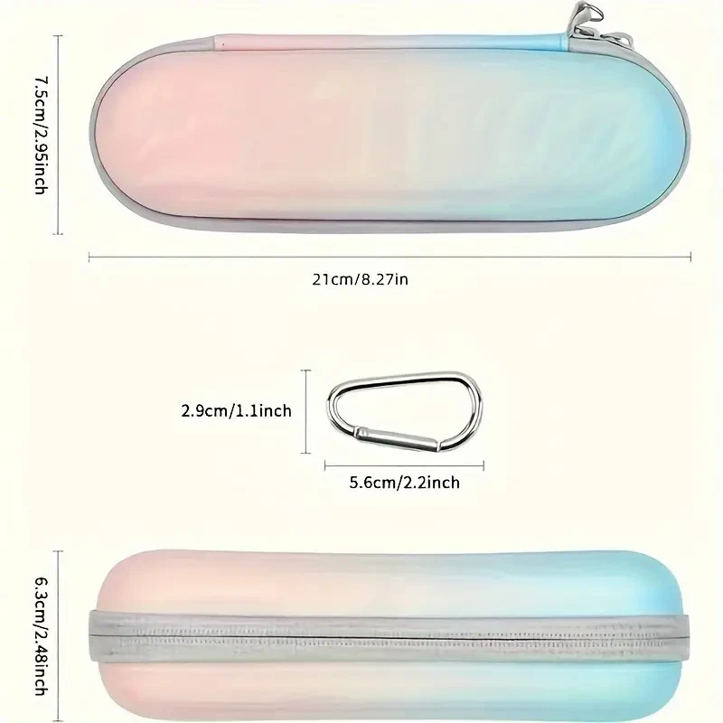 Portable Electric Toothbrush Travel Case with Carabiner Clip