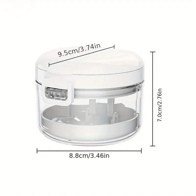 Portable Invisalign & Denture Storage Case  Orthodontic Retainer Container Box with Ventilation Holes for Travel & Home Use