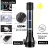 9-In-1 Solar Power Multi-Function Tactical Flashlight