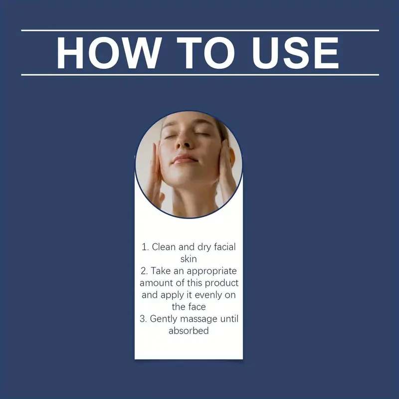 50g*2pcs Peptide Day and Night Cream, Contains Shea Butter, Hyaluronic Acid and Nicotinamide, Moisturizes the Skin, Gentle Formula, Hydrates and Moisturizes