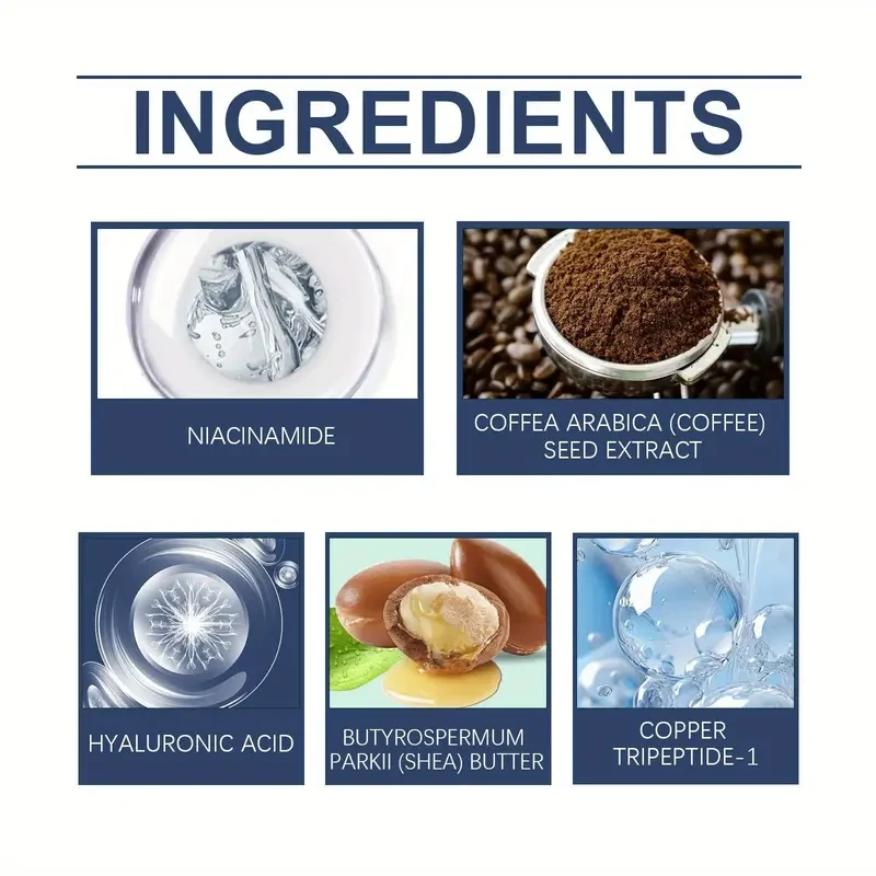 50g*2pcs Peptide Day and Night Cream, Contains Shea Butter, Hyaluronic Acid and Nicotinamide, Moisturizes the Skin, Gentle Formula, Hydrates and Moisturizes