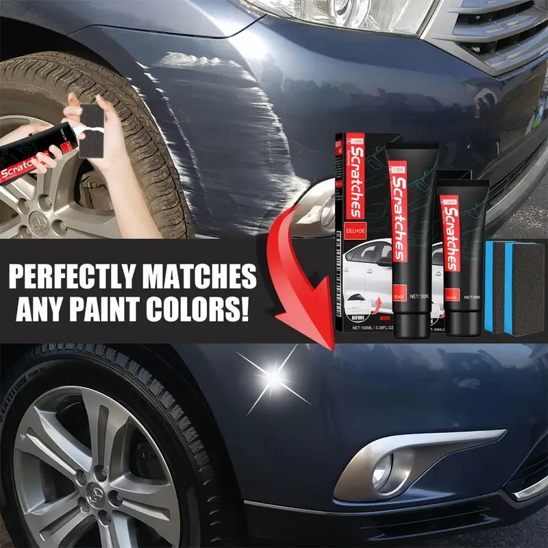 Car Scratch Polishing Paste, Scratch Scratch Mark Removal, Paint Renovation, Touch-up Paint, Scratch Wax, Mark Removal Abrasive