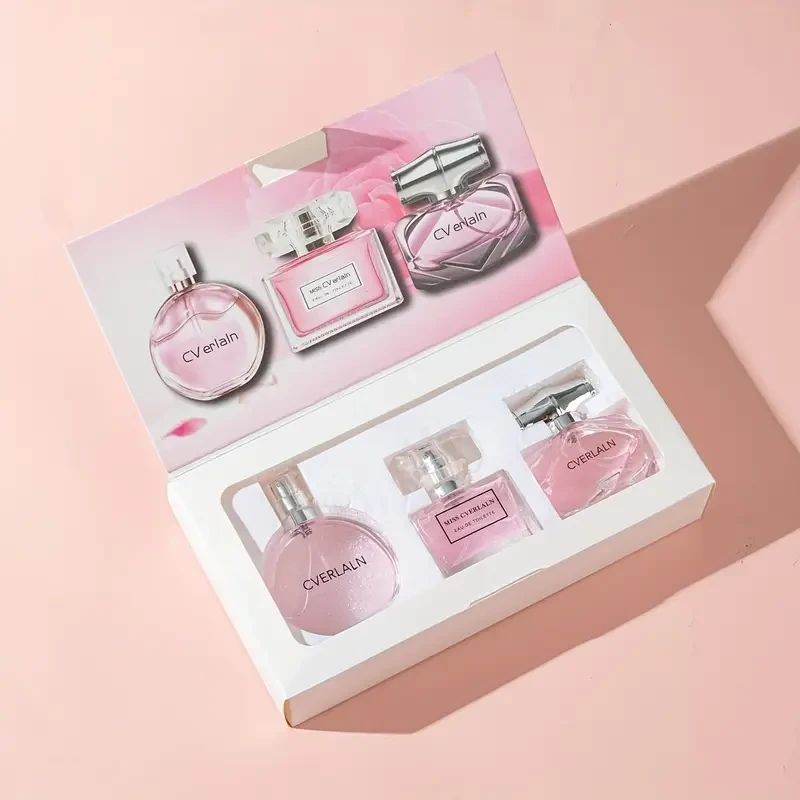 Women's Perfume Three-piece Set, Long-lasting Fragrance, Enhance Women's Atmosphere, Elegant Fragrance, Including Gift Box, Attract People You Like, 30ML*3,1.0fl.OZ*3