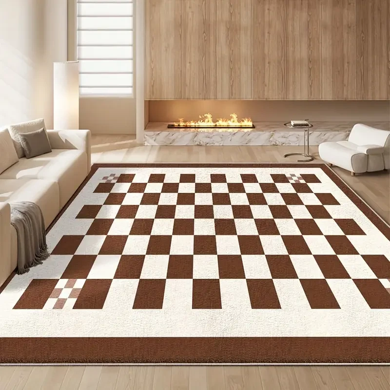 Velvet, 850 Grams Per Square Meter, Carefully Selected Materials, Imported Fabric, Soft As Clouds, Perfect for a Relaxed And Comfortable Room Or Balcony - Available in Various Sizes. This Stunningly Textured Velvet Carpet, Placed in The Center of The Livi