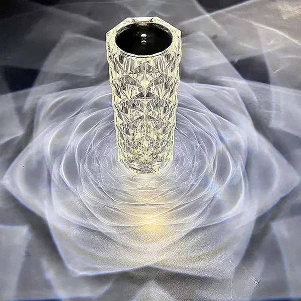 Prism Rose Lamp: Luxe Glow