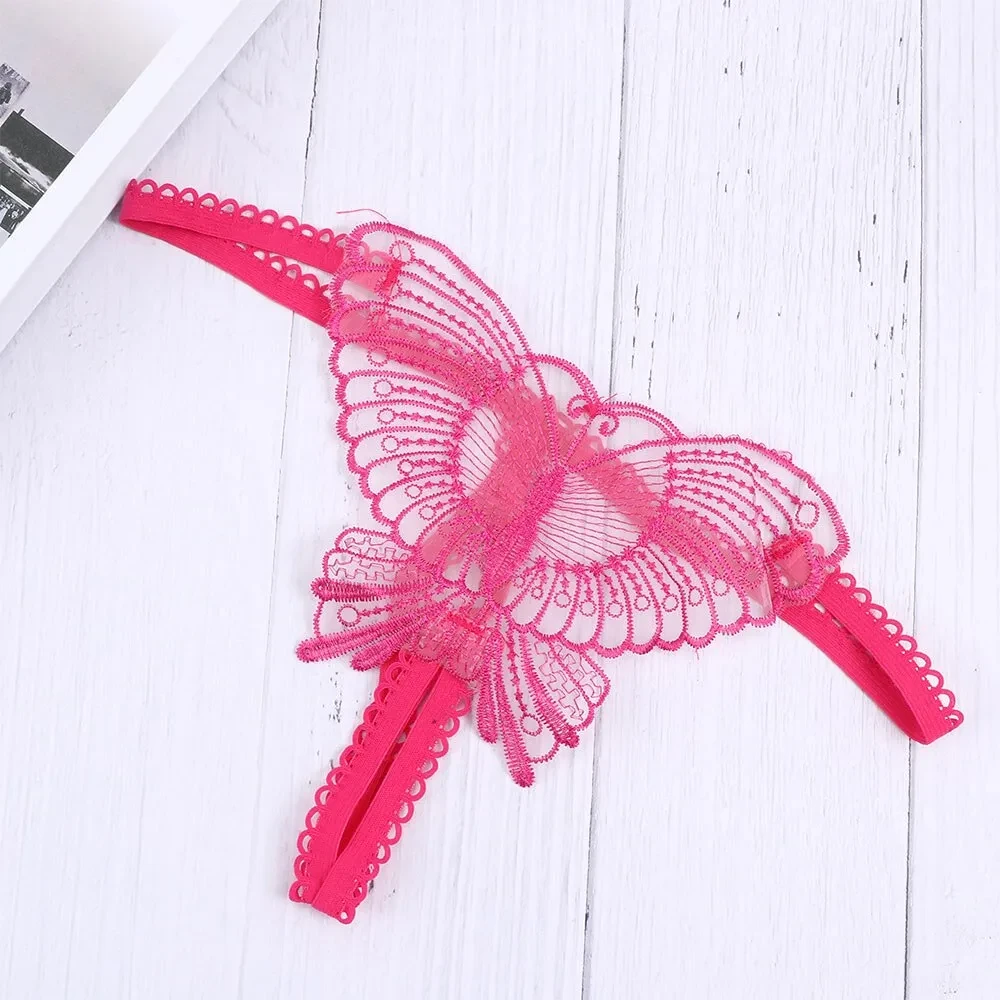 Lace butterfly panties