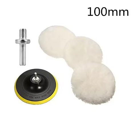 Universal Car Polish Pad 3/4inch For M10/M14 Soft Wool Machine Waxing Polisher Car Body Polishing Discs Cleaning Accessories