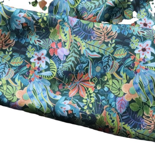 Military Green Cotton Printed Fabric Is Fashionable