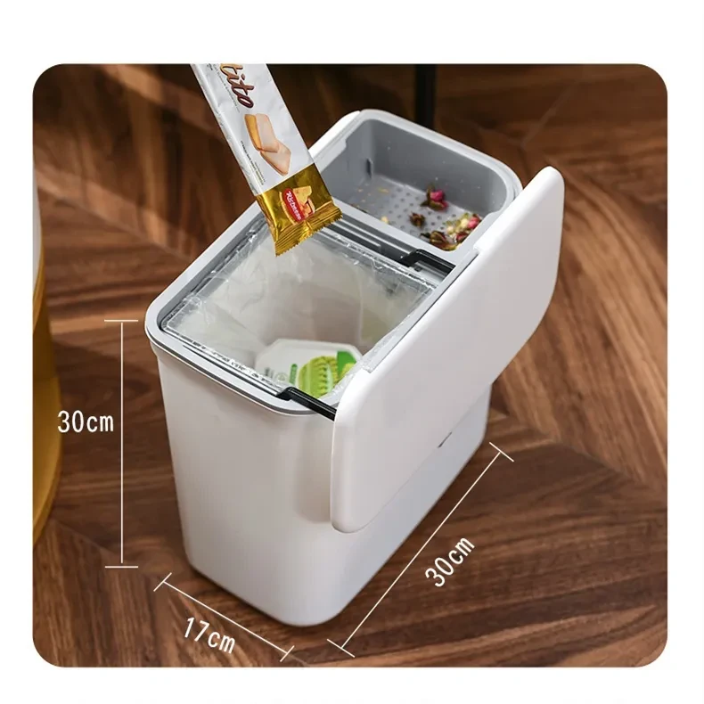 Dry Wet Separation Trash Can Household Kitchen Hanging Kitchen Waste