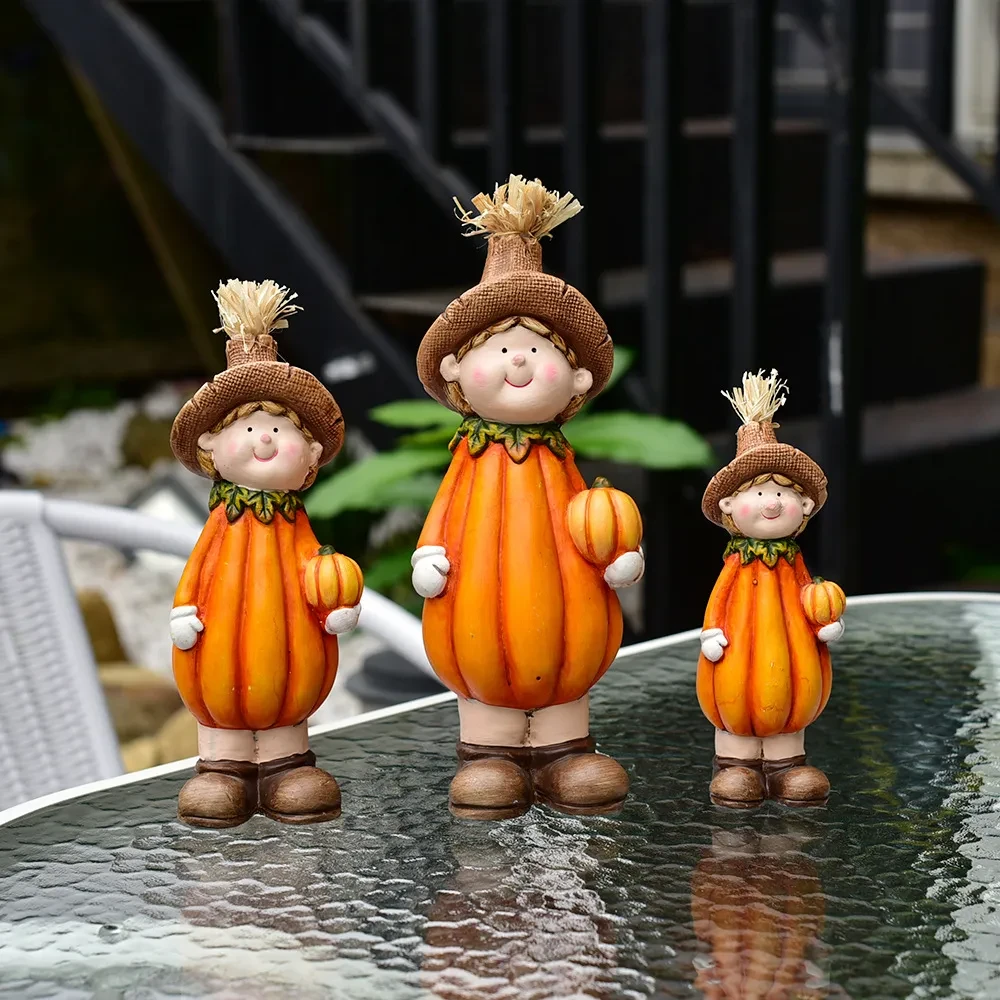 Creative Cute Cartoon Pumpkin Ceramic Crafts Harvest Festival