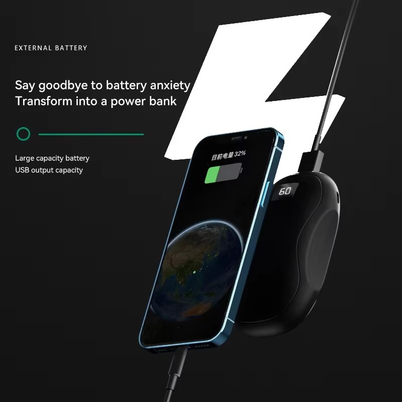 Portable Hand Warmer 50000mAh Large Capacity Electric Fast Heating Double Sided Warmth Battery