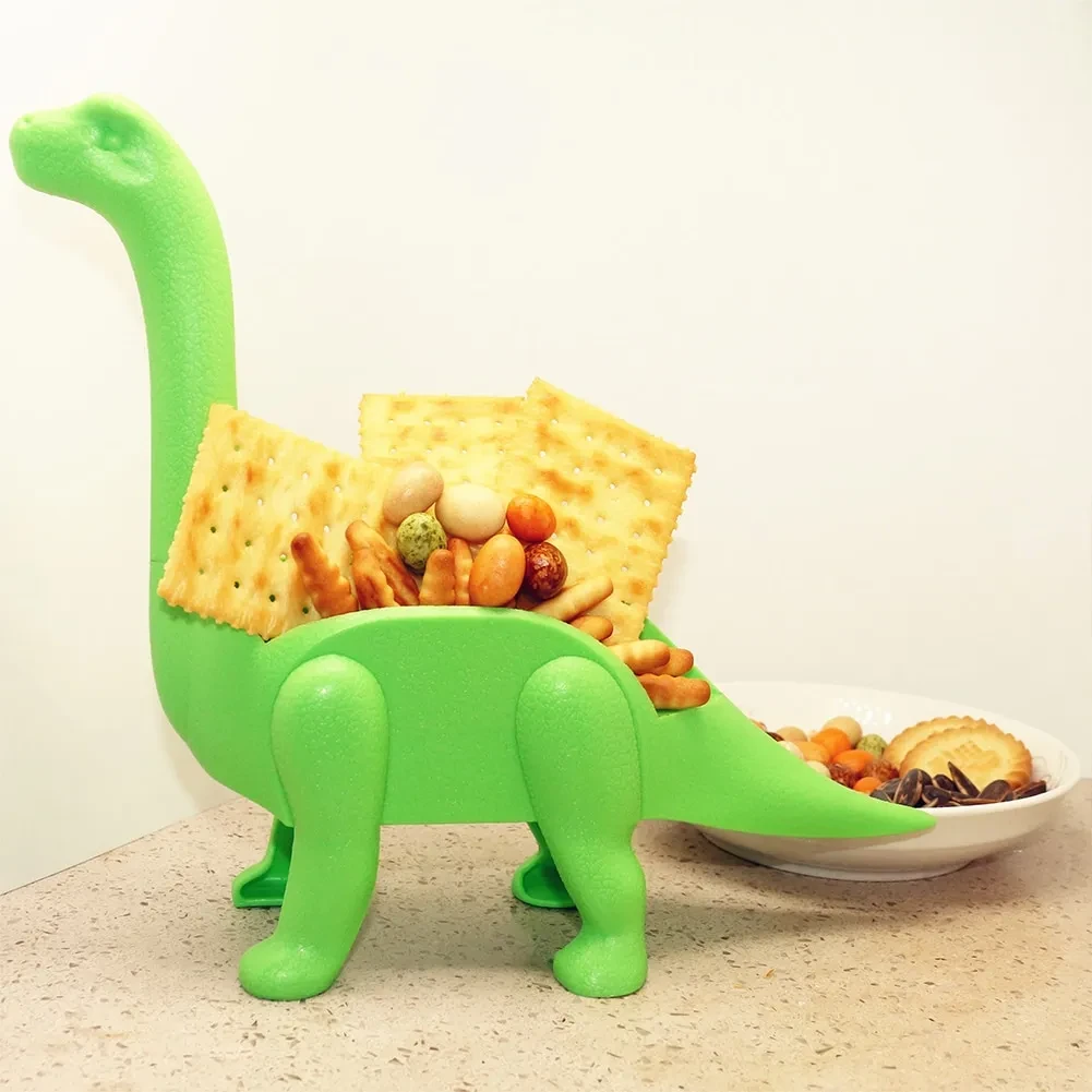 Food Grade Dinosaur Shape Plastic Food Holder Cornmeal Burritos Holder Taco Holder Food Display Holders Kitchen Food Rack Shell