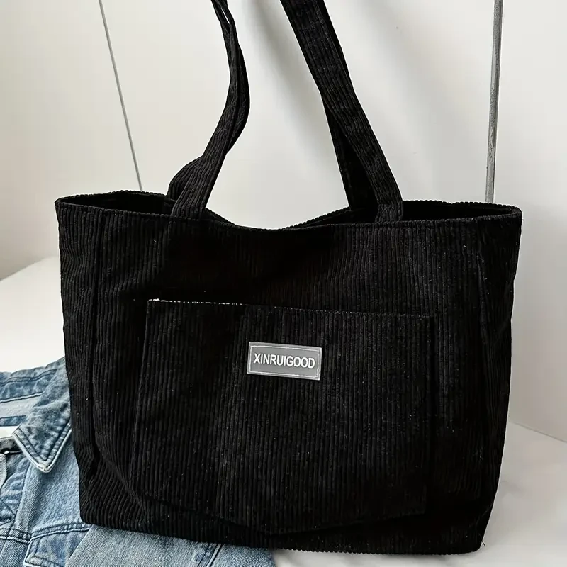 Solid Color Tote Bag