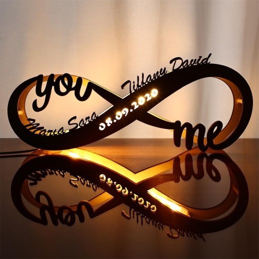 Valentine's Day Gift You Me Decorative Lamp Anniversary