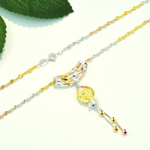 Sterling Silver Plated Pendant Feminine Silver Valentine's Day Gift