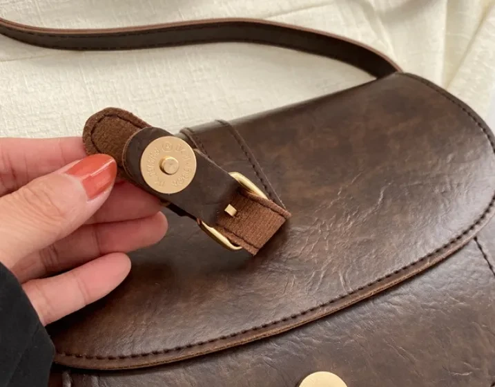 Women's Casual Fashion One Shoulder Saddle Bag