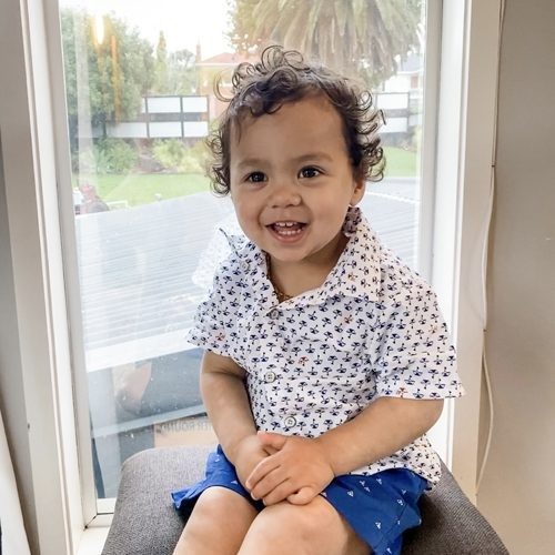 Short Sleeve Shirt with Boats